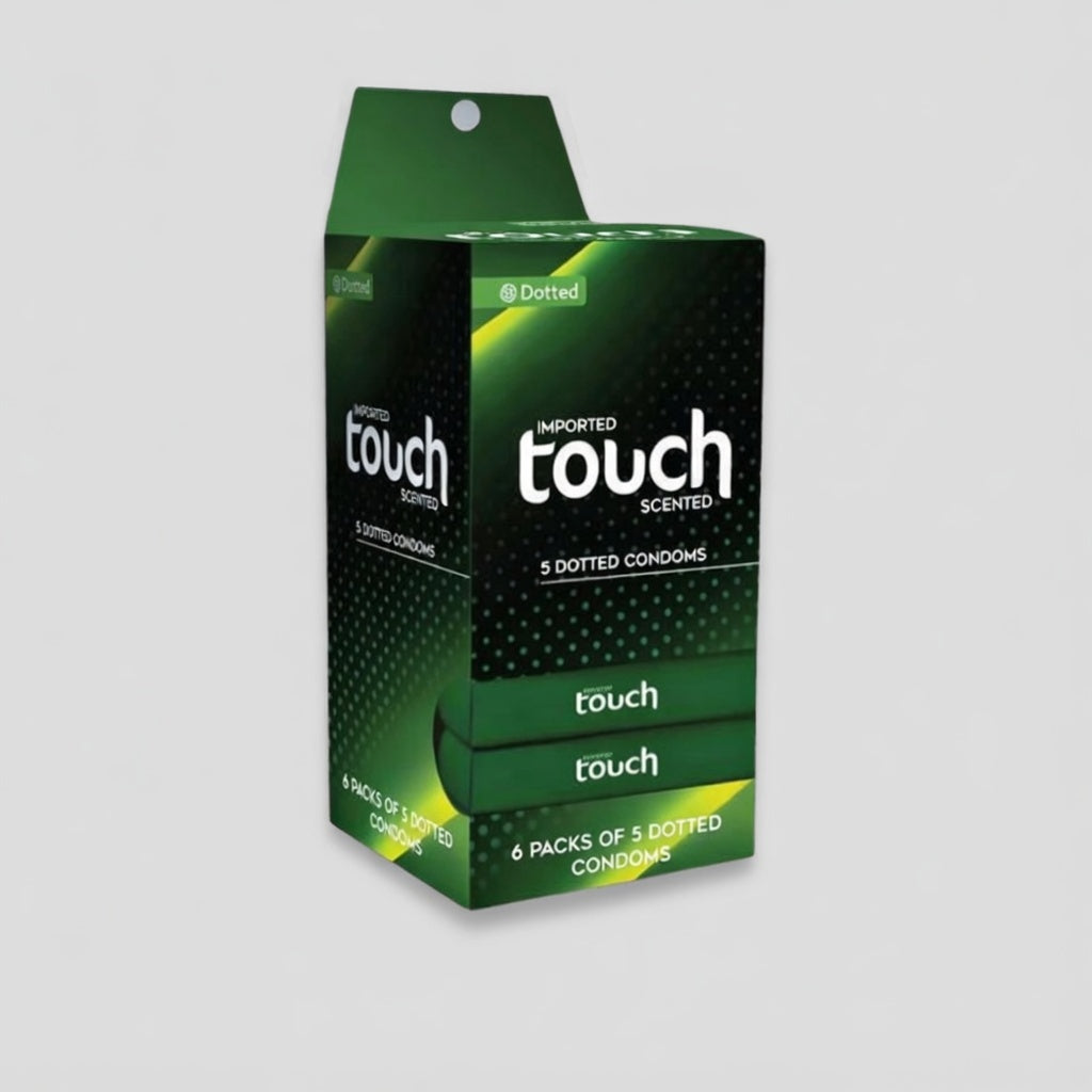 Touch Dotted 3s Dispenser Imported Condoms