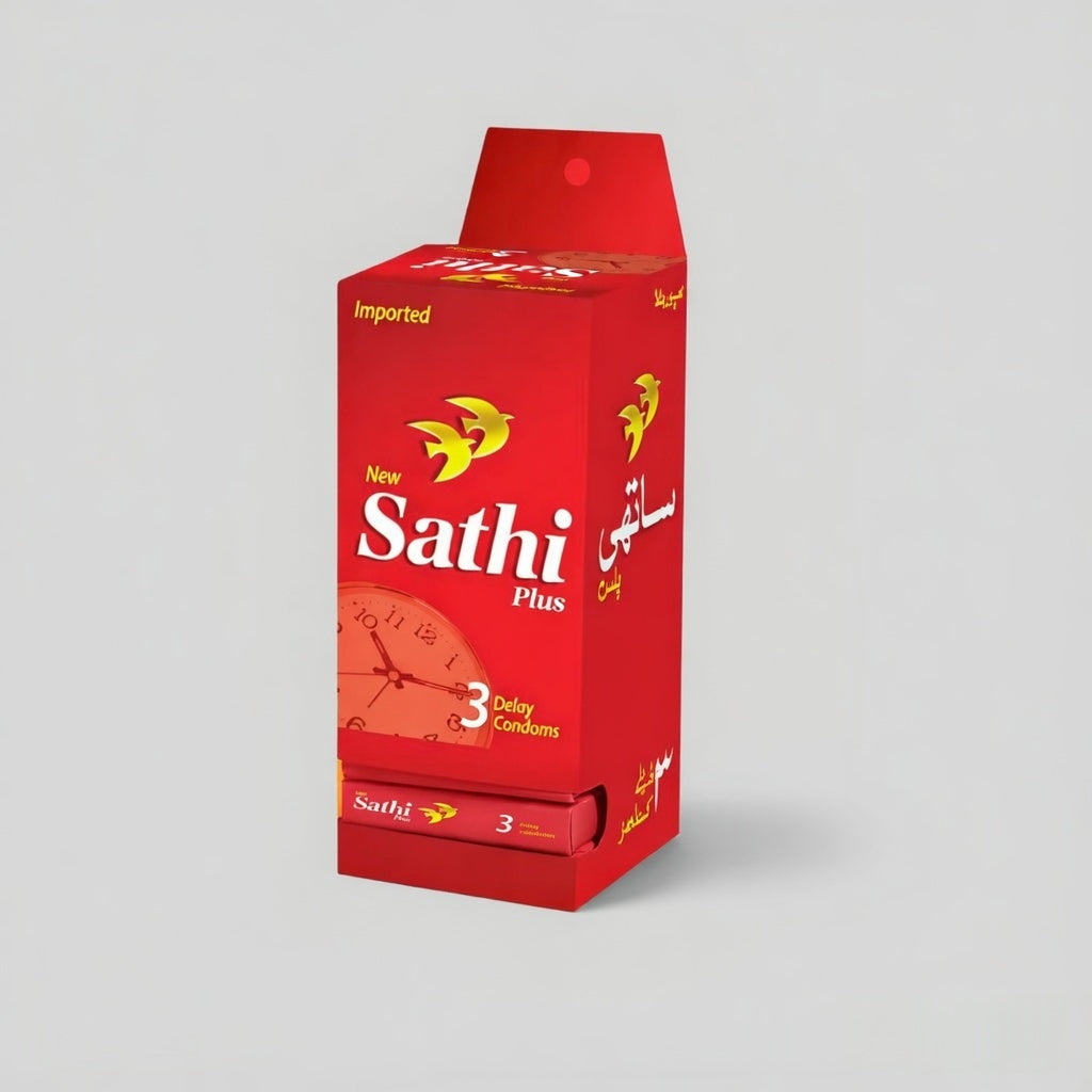 SATHI Plus Imported Condoms Complete Pack of 18 Condoms