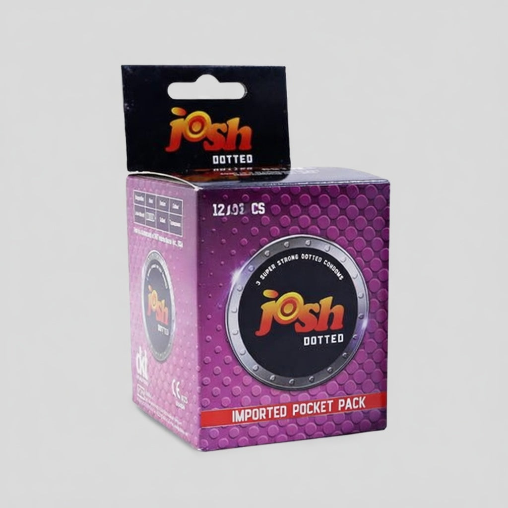 JOSH Dotted Condoms Complete Box of 48 Condoms