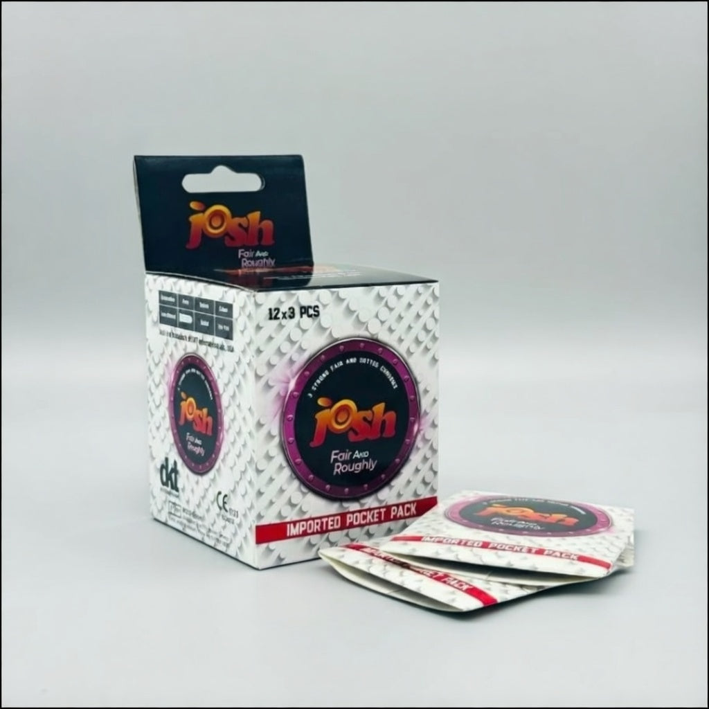 JOSH Fair and Roughly Condoms Complete Box 48 Condoms