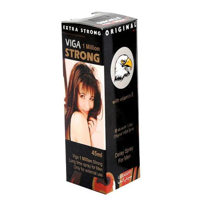 VIGA 1 Million Strong Delay Spray 45ml | Last Longer in Bed With Vitamin E